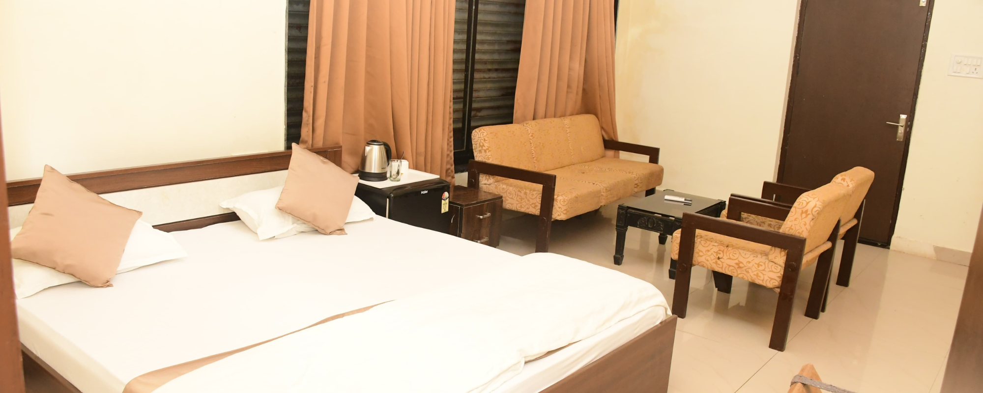 Guest room interior at Unwind Resort